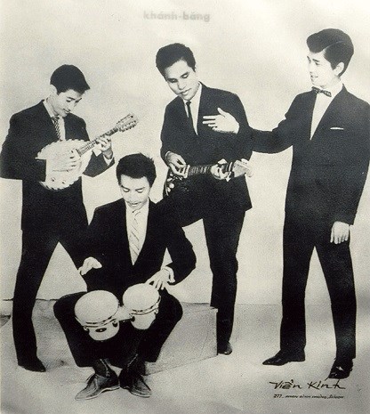 Ban nhạc Khánh Băng với Lê Duyên, Khánh Băng, Phùng Trọng, Duy Mỹ