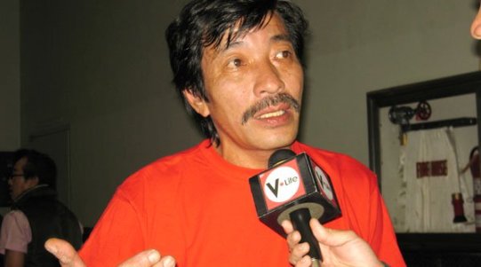 Nghệ sĩ Kiều Linh trả lời phỏng vấn truyền thông. (Hình: Trần Quốc Bảo cung cấp)