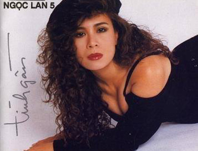 Hình bìa trong album thứ 5 của ca sĩ Ngọc Lan